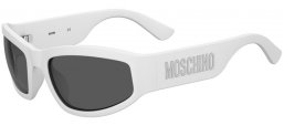 Sunglasses - Moschino - MOS164/S - 6HT (IR) MATTE WHITE // GREY