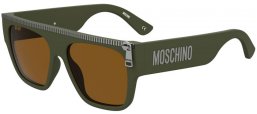 Lunettes de soleil - Moschino - MOS165/S - 1ED (70) GREEN // BROWN