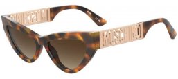 Lunettes de soleil - Moschino - MOS170/S - 086 (HA) HAVANA // BROWN GRADIENT