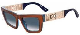 Sunglasses - Moschino - MOS171/S - I7B (08) METALIZED BRONZE // DARK BLUE GRADIENT