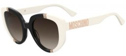 Gafas de Sol - Moschino - MOS173/S - CCP (HA) WHITE BLACK // BROWN GRADIENT