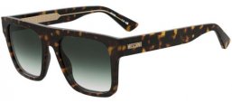 Sunglasses - Moschino - MOS201/S - 086 (9K) DARK HAVANA // GREEN GRADIENT