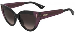 Gafas de Sol - Moschino - MOS208/S - GUU (HA) BLACK BURGUNDY // BROWN GRADIENT