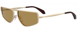 Gafas de Sol - Moschino - MOS209/S - AOZ (70) MATTE GOLD // BROWN
