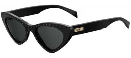 Sunglasses - Moschino - MOS006/S - 2M2 (IR) BLACK GOLD // GREY