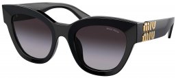 Gafas de Sol - Miu Miu - SMU 01YS - 1AB5D1  BLACK // GREY GRADIENT
