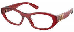 Monturas - Miu Miu - VMU 03WV - 25M1O1  SCARLET
