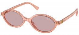 Gafas de Sol - Miu Miu - SMU 04ZS - 20I60V  OPAL PINK // PINK