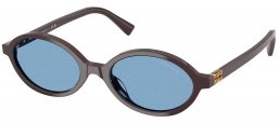 Gafas de Sol - Miu Miu - SMU 04ZS - 22C60O  MOCHA // LIGHT BLUE