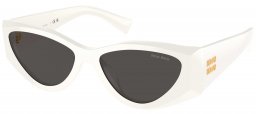Gafas de Sol - Miu Miu - SMU 06YS - 1425S0  WHITE // DARK GREY