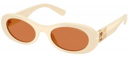 Gafas de Sol - Miu Miu - SMU 06ZS - 21D90Q  IVORY // BROWN