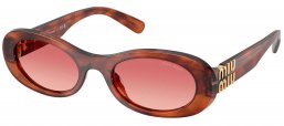 Gafas de Sol - Miu Miu - SMU 06ZS - 26E50U  STRIPED TOBACCO // ETRUSCAN GRADIENT