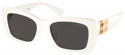 Gafas de Sol - Miu Miu - SMU 07YS - 1425S0  WHITE // DARK GREY
