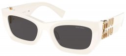 Gafas de Sol - Miu Miu - SMU 09WS - 1425S0 WHITE // DARK GREY
