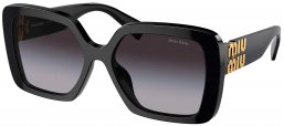 Gafas de Sol - Miu Miu - SMU 10YS - 1AB5D1  BLACK // GREY GRADIENT