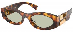 Gafas de Sol - Miu Miu - SMU 11WS - 14L50O  HAVANA HONEY // LIGHT GREEN