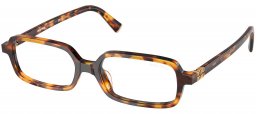 Gafas de Sol - Miu Miu - SMU 11ZS - 14L08N  HAVANA HONEY // CLEAR BLUE LIGHT FILTER
