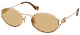 Gafas de Sol - Miu Miu - SMU 52YS - ZVN10R  PALE GOLD // YELLOW