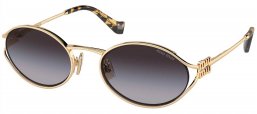 Gafas de Sol - Miu Miu - SMU 52YS - ZVN5D1  LIGHT GOLD // GREY GRADIENT