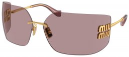 Gafas de Sol - Miu Miu - SMU 54YS - 5AK06I  GOLD // BROWN LIGHT PURPLE