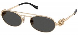Gafas de Sol - Miu Miu - SMU 54ZS - ZVN08Z  PALE GOLD // DARK GREY