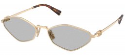 Gafas de Sol - Miu Miu - SMU 56ZS - ZVN50K  PALE GOLD // LIGHT GREY