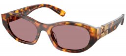 Gafas de Sol - Miu Miu - SMU A03S - 14L20I  HAVANA HONEY // BROWN LIGHT PURPLE