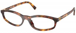 Gafas de Sol - Miu Miu - SMU A06S - 14L08N  HAVANA HONEY // CLEAR BLUE LIGHT FILTER