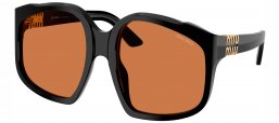 Gafas de Sol - Miu Miu - SMU A07S - 16K90Q  BLACK // BROWN