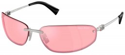 Gafas de Sol - Miu Miu - SMU A50S - 1BC70J  SILVER // PINK MIRROR