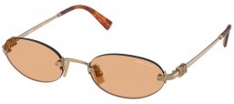 Gafas de Sol - Miu Miu - SMU A54S - 7OE90X  BRASS // ORANGE