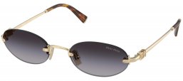 Gafas de Sol - Miu Miu - SMU A54S - ZVN5D1  PALE GOLD // GREY GRADIENT