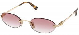 Gafas de Sol - Miu Miu - SMU A54S - ZVN70O  PALE GOLD // PINK GRADIENT CLEAR