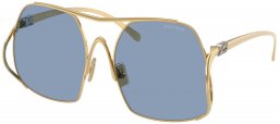 Gafas de Sol - Miu Miu - SMU A55S - 5AK30U  GOLD // LIGHT BLUE