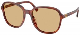 Gafas de Sol - Miu Miu - SMU B01S - 26E10R  STRIPED TOBACCO // YELLOW