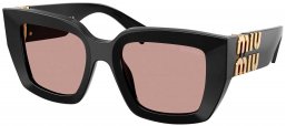 Gafas de Sol - Miu Miu - SMU B05S - 16K20I  BLACK // BROWN LIGHT PURPLE