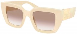Gafas de Sol - Miu Miu - SMU B05S - 21D90L  IVORY // BROWN GRADIENT TRANSPARENT