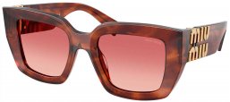 Gafas de Sol - Miu Miu - SMU B05S - 26E50U  STRIPED TOBACCO // RED GRADIENT PINK