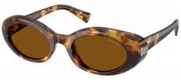 Gafas de Sol - Miu Miu - SMU B09S - 14L20V  HAVANA HONEY // DARK BRONZE
