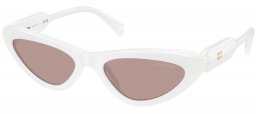 Gafas de Sol - Miu Miu - SMU B11SU - 20M20I  OPAL WHITE // BROWN LIGHT PURPLE