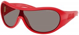 Gafas de Sol - Miu Miu - SMU B14SU - 27N80Q  RED // DARK GREY