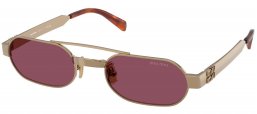 Gafas de Sol - Miu Miu - SMU B52S - 7OE30Y  BRASS // DARK VIOLET