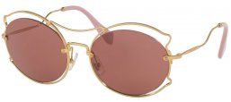 Gafas de Sol - Miu Miu - SMU 50SS - 7OE0A0 ANTIQUE GOLD // DARK VIOLET