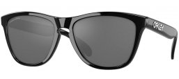 Sunglasses - Oakley - FROGSKINS OO9013 - 9013-C4 POLISHED BLACK // PRIZM BLACK