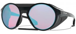 Lunettes de soleil - Oakley - CLIFDEN OO9440 - 9440-02 POLISHED BLACK // PRIZM SNOW SAPPHIRE