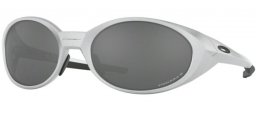 Sunglasses - Oakley - EYEJACKET REDUX OO9438 - 9438-05 SILVER // PRIZM BLACK POLARIZED