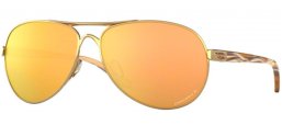 Sunglasses - Oakley - FEEDBACK OO4079 - 4079-37 POLISHED GOLD // PRIZM ROSE GOLD POLARIZED