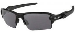 Sunglasses - Oakley - FLAK 2.0 XL OO9188 - 9188-72 POLISHED BLACK // PRIZM  BLACK POLARIZED