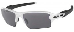 Lunettes de soleil - Oakley - FLAK 2.0 XL OO9188 - 9188-81 POLISHED WHITE // PRIZM BLACK POLARIZED