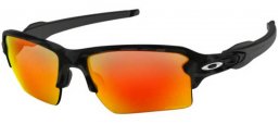Sunglasses - Oakley - FLAK 2.0 XL OO9188 - 9188-86 BLACK CAMO // PRIZM RUBY